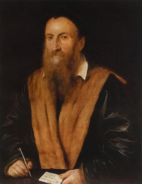 Main Product Photo of Self-Portrait  Painting by Girolamo Romanino