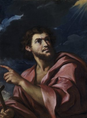 Saint John the Baptist by Girolamo Troppa Oil Painting