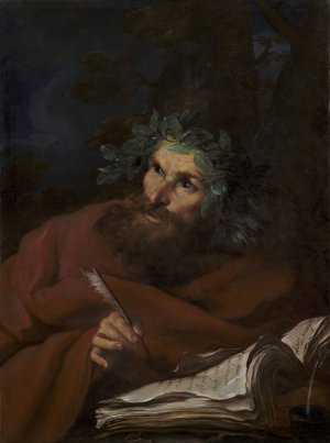 Virgil by Girolamo Troppa Oil Painting