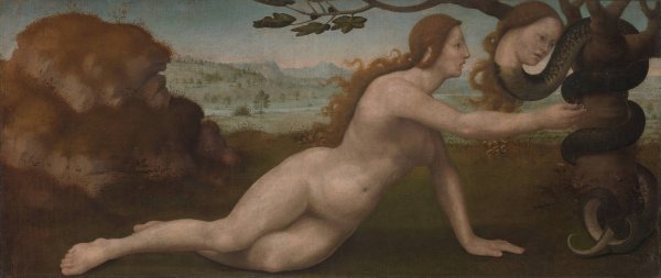 Main Product Photo of Eve Painting by Giuliano Bugiardini