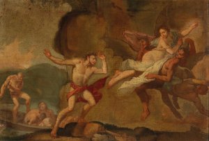 Orpheus and Eurydice by Giulio Carpioni Oil Painting