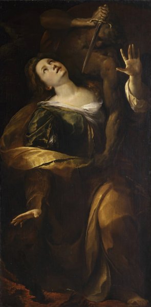 Martyrdom of Saint Justina by Giulio Cesare Procaccini Oil Painting