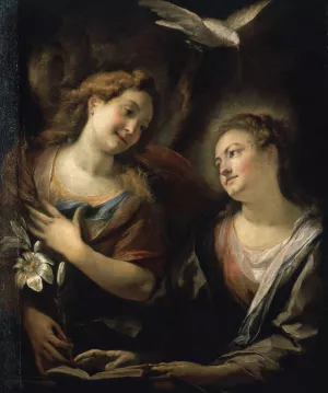 The Annunciation by Giulio Cesare Procaccini Oil Painting