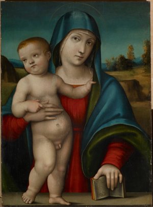 Madonna And Child by Giulio Francia Oil Painting