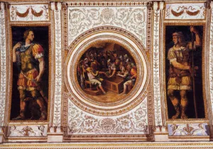 Emperor Alexander painting by Giulio Romano