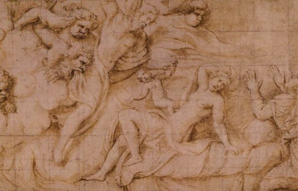 Main Product Photo of The Birth of Bacchus Painting by Giulio Romano