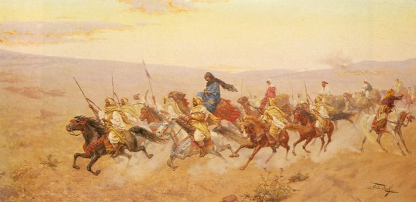 Main Product Photo of The Escape Painting by Giulio Rosati