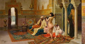 The Favourite by Giulio Rosati Oil Painting