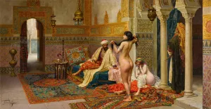 The Favourite by Giulio Rosati Oil Painting