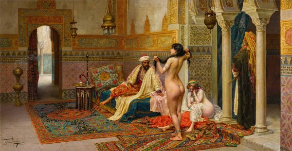 Main Product Photo of The Favourite Painting by Giulio Rosati