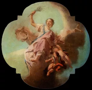 Charity painting by Giuseppe Angeli