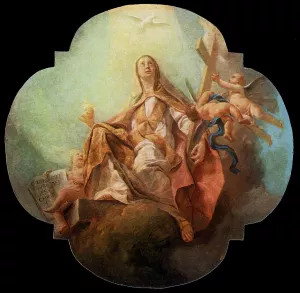 Faith by Giuseppe Angeli Oil Painting