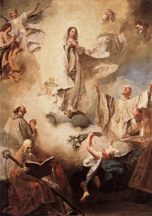 The Immaculate Conception painting by Giuseppe Angeli