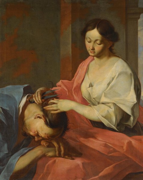 Samson And Delilah by Giuseppe Antonio Felice Orelli - Hand-Painted Oil Painting Reproduction