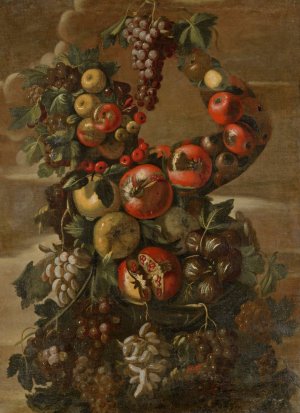 Anthropomorphic depictions of the four seasons 1 by Giuseppe Arcimboldo (Follower) Oil Painting