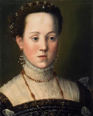 Archduchess Anna, Daughter of Emperor Maximilian II Oil painting by Giuseppe Arcimboldo