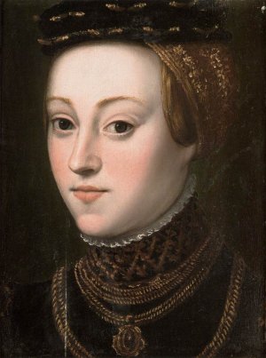 Bust of a Daughter of Ferdinand I Oil painting by Giuseppe Arcimboldo