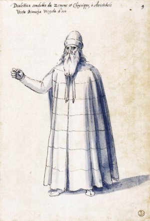 Costume of the Allegorical Figure Dialectic Oil painting by Giuseppe Arcimboldo