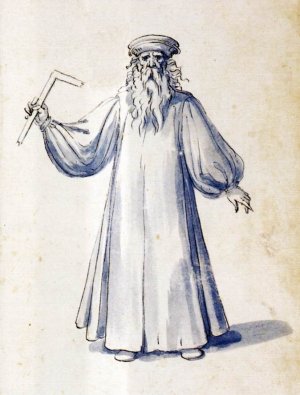 Costume of the Allegorical Figure Geometry