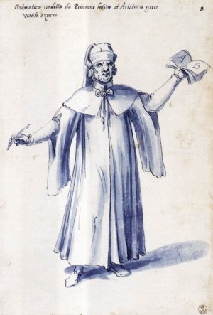 Costume of the Allegorical Figure Grammar