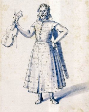 Costume of the Allegorical Figure Music Oil painting by Giuseppe Arcimboldo