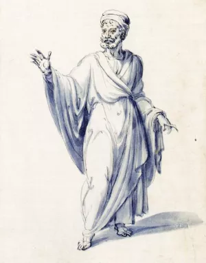 Costume of the Allegorical Figure Rhetoric painting by Giuseppe Arcimboldo