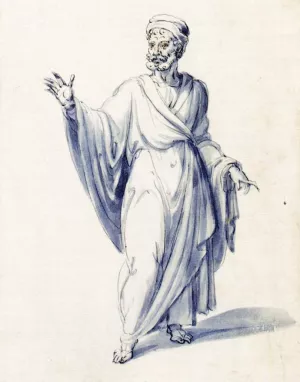 Costume of the Allegorical Figure Rhetoric by Giuseppe Arcimboldo Oil Painting