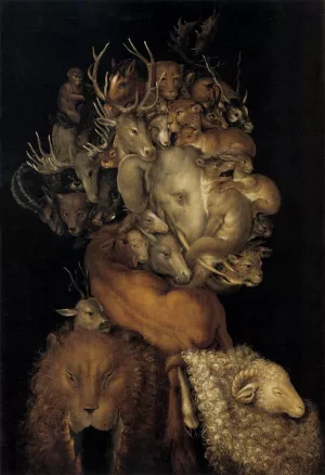 Earth by Giuseppe Arcimboldo - Oil Painting Reproduction