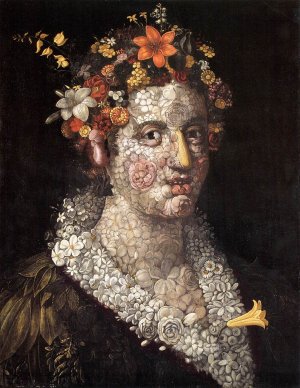 Flora Oil painting by Giuseppe Arcimboldo
