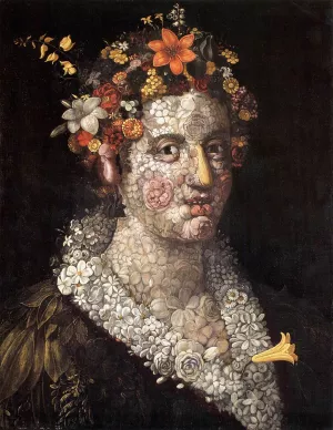 Flora painting by Giuseppe Arcimboldo