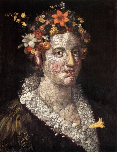 Flora by Giuseppe Arcimboldo - Hand-Painted Oil Painting Reproduction