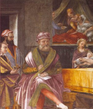 Scenes from the Life of St John the Baptist Oil painting by Giuseppe Arcimboldo