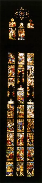 Scenes from the Old Testament by Giuseppe Arcimboldo Oil Painting