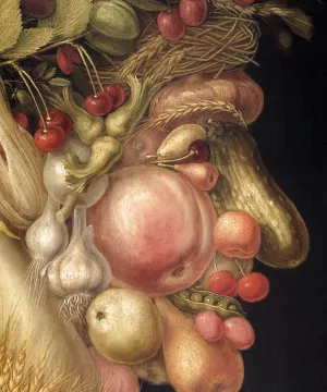 Summer (detail) by Giuseppe Arcimboldo Oil Painting