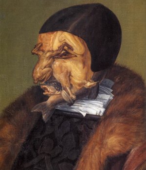 The Jurist Detail Oil painting by Giuseppe Arcimboldo