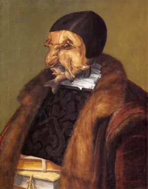 The Jurist by Giuseppe Arcimboldo - Oil Painting Reproduction