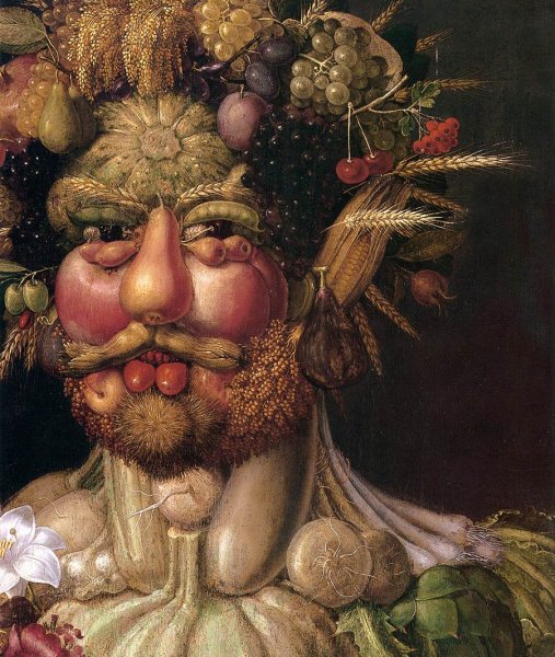 Vertumnus Detail by Giuseppe Arcimboldo - Hand-Painted Oil Painting Reproduction
