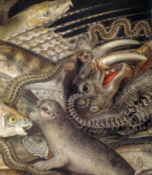 Water Detail Oil painting by Giuseppe Arcimboldo