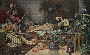 A Pretty Tune by Giuseppe Aureli Oil Painting