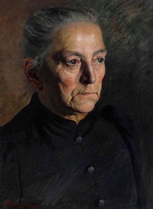 Ritratto di signora by Giuseppe Barison Oil Painting
