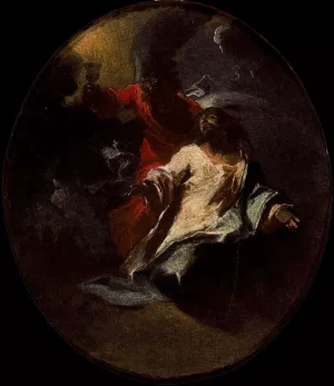 The Agony of Christ in the Garden by Giuseppe Bazzani Oil Painting