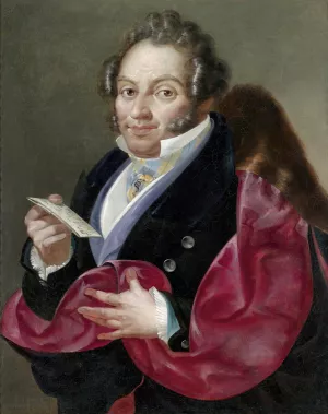 Portrait eines Herren by Giuseppe Bernardino Bison Oil Painting