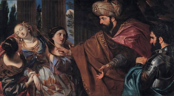 Esther before Ahasuerus  by Giuseppe Bonati - Hand-Painted Oil Painting Reproduction