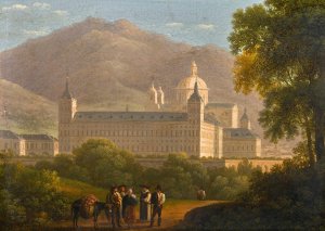 The Escorial by Giuseppe Canella Oil Painting