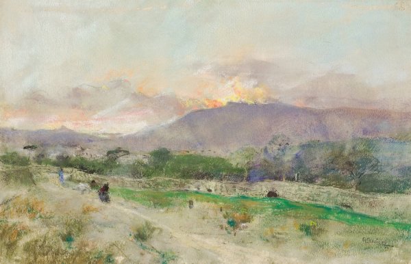 Main Product Photo of Naples Painting by Giuseppe Casciaro