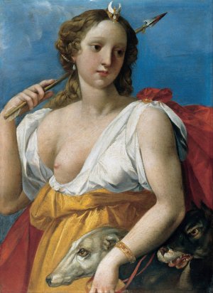 Diane the Huntress by Giuseppe Cesari Oil Painting