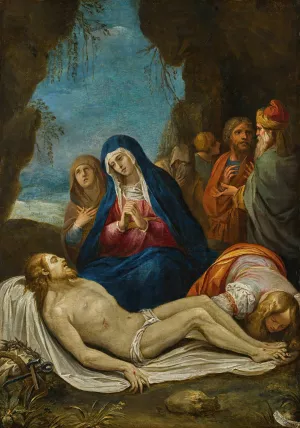 Pieta by Giuseppe Cesari Oil Painting