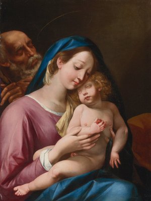 The Holy Family by Giuseppe Cesari Oil Painting