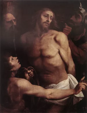 The Mocking of Christ by Giuseppe Cesari - Oil Painting Reproduction