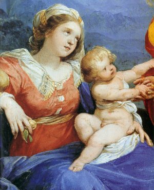 The Rest on the Flight into Egypt Detail by Giuseppe Cesari Oil Painting